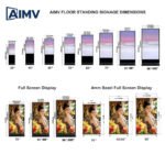 32'' 43'' 50'' 55'' 65'' 75'' 86'' 98'' Floor Standing digital signage - Image 6